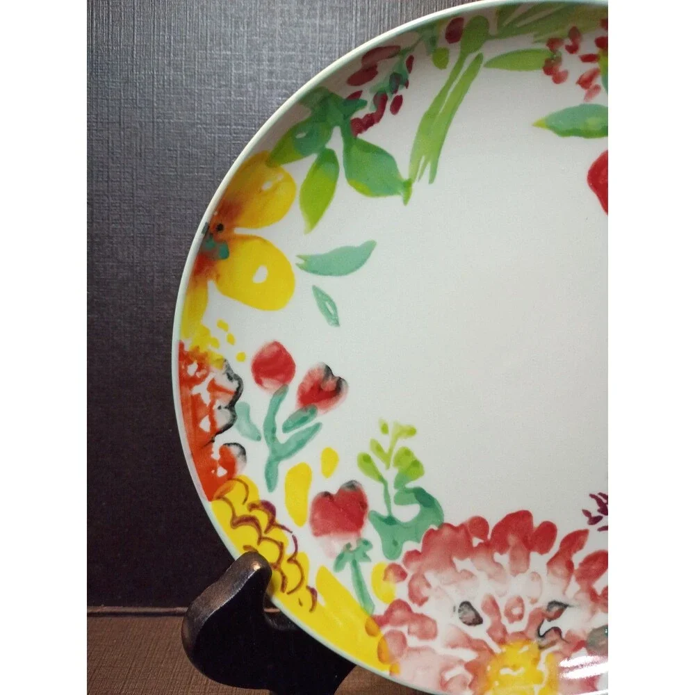 Threshold Joanna Gaines Corinna Floral Stoneware Salad Plate 8.5